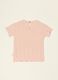 Baby girls&rsquo; pink short-sleeved cotton-blend T-shirt with appliqu&eacute; details_2