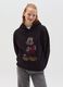 Sweatshirt with hood and Mickey Mouse in diamant&eacute;s_1