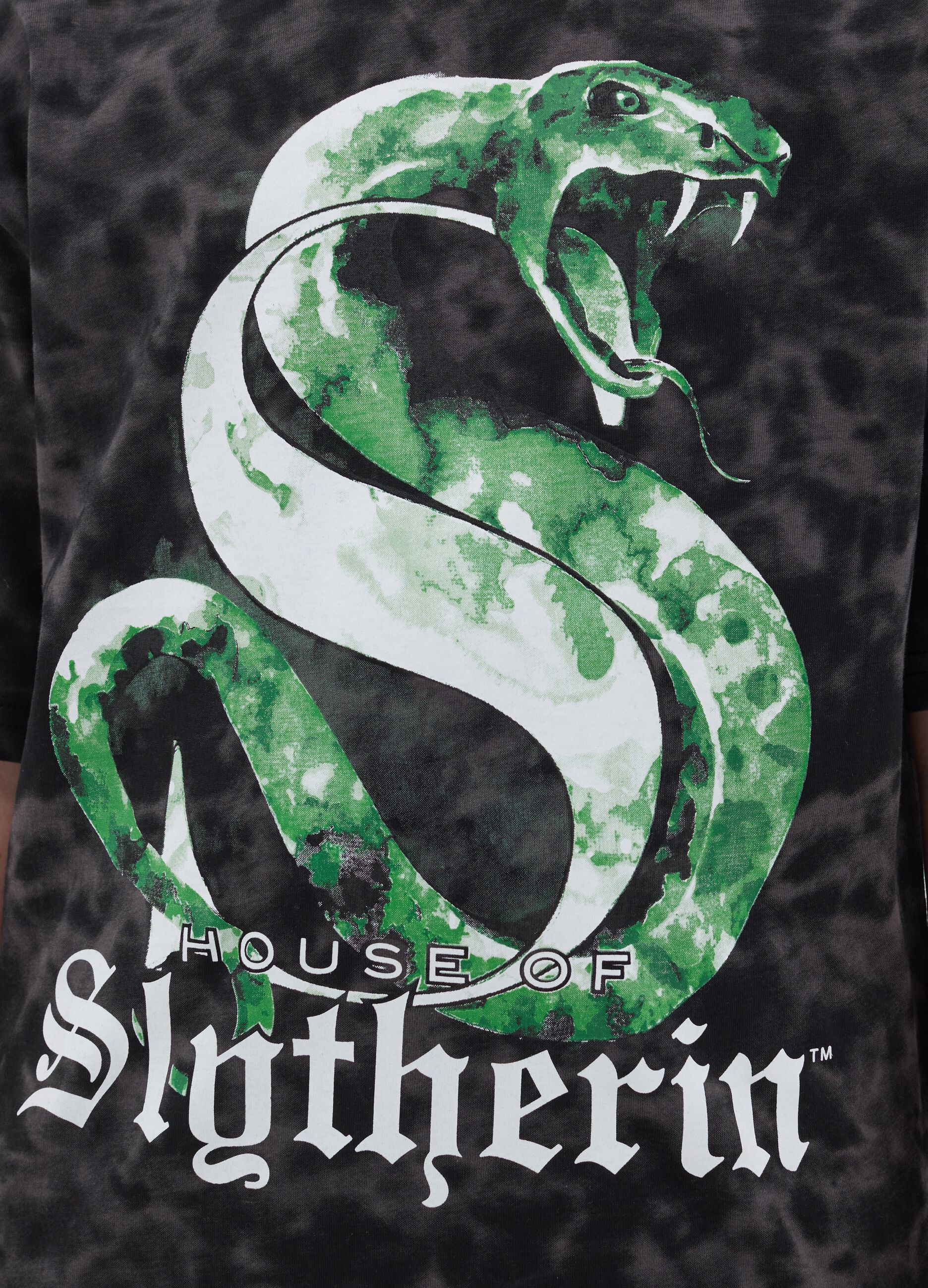 T-shirt in cotone Tie Dye con stampa Harry Potter