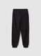 Black organic cotton joggers_1