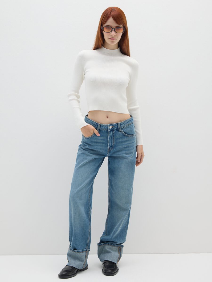 White Turtleneck Sweater_2