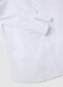 Men's white easy iron cotton blend shirt_5