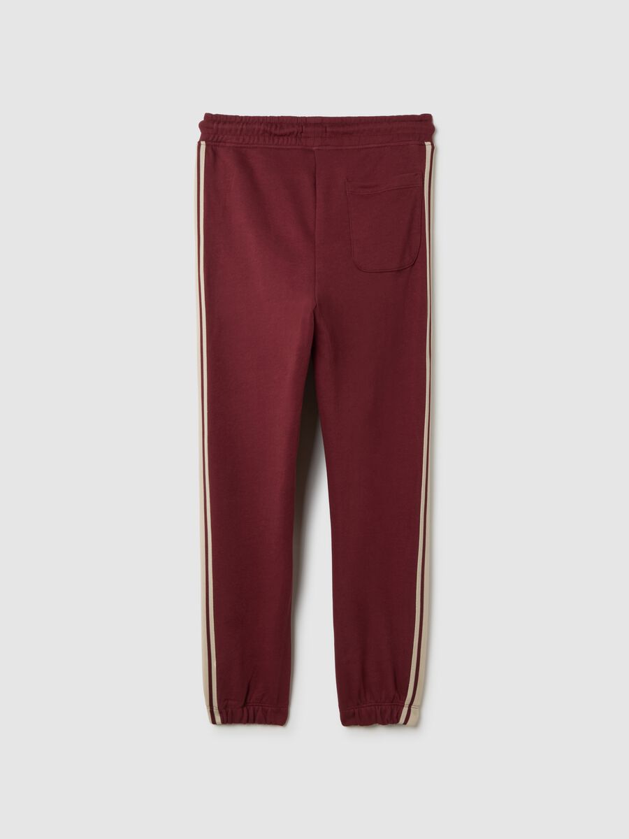 Boys' pure cotton multicolour regular fit trousers_1