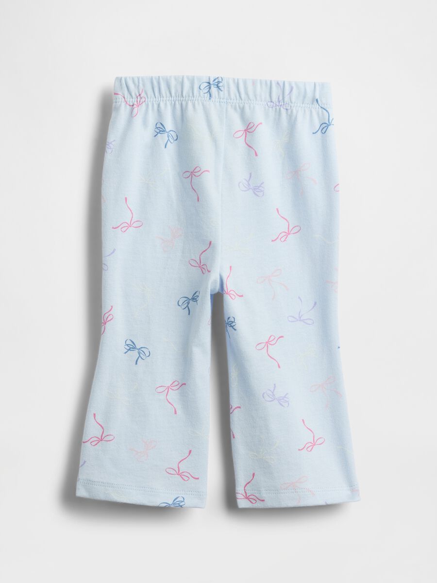 Blue cotton trousers for babies_1