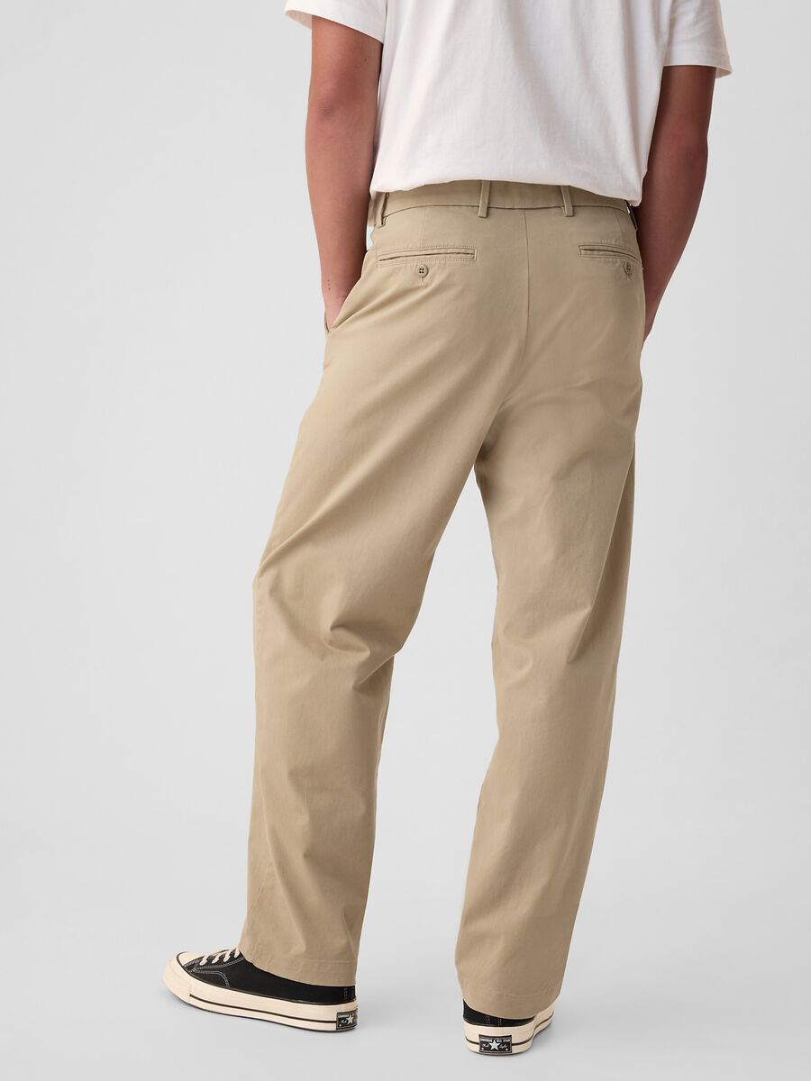 Baggy-fit trousers in stretch cotton_2