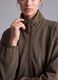 Full-zip verde corta in tessuto soft-touch con collo rialzato ALTAVIA STUDIO_1