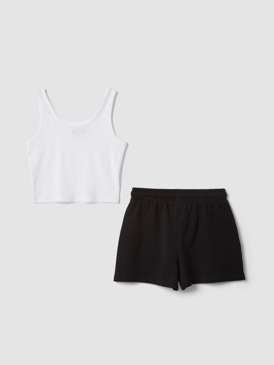 Girls&rsquo; multicolour fitted stretch cotton set_4