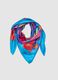 Foulard leggero multicolor con stampa floreale_0