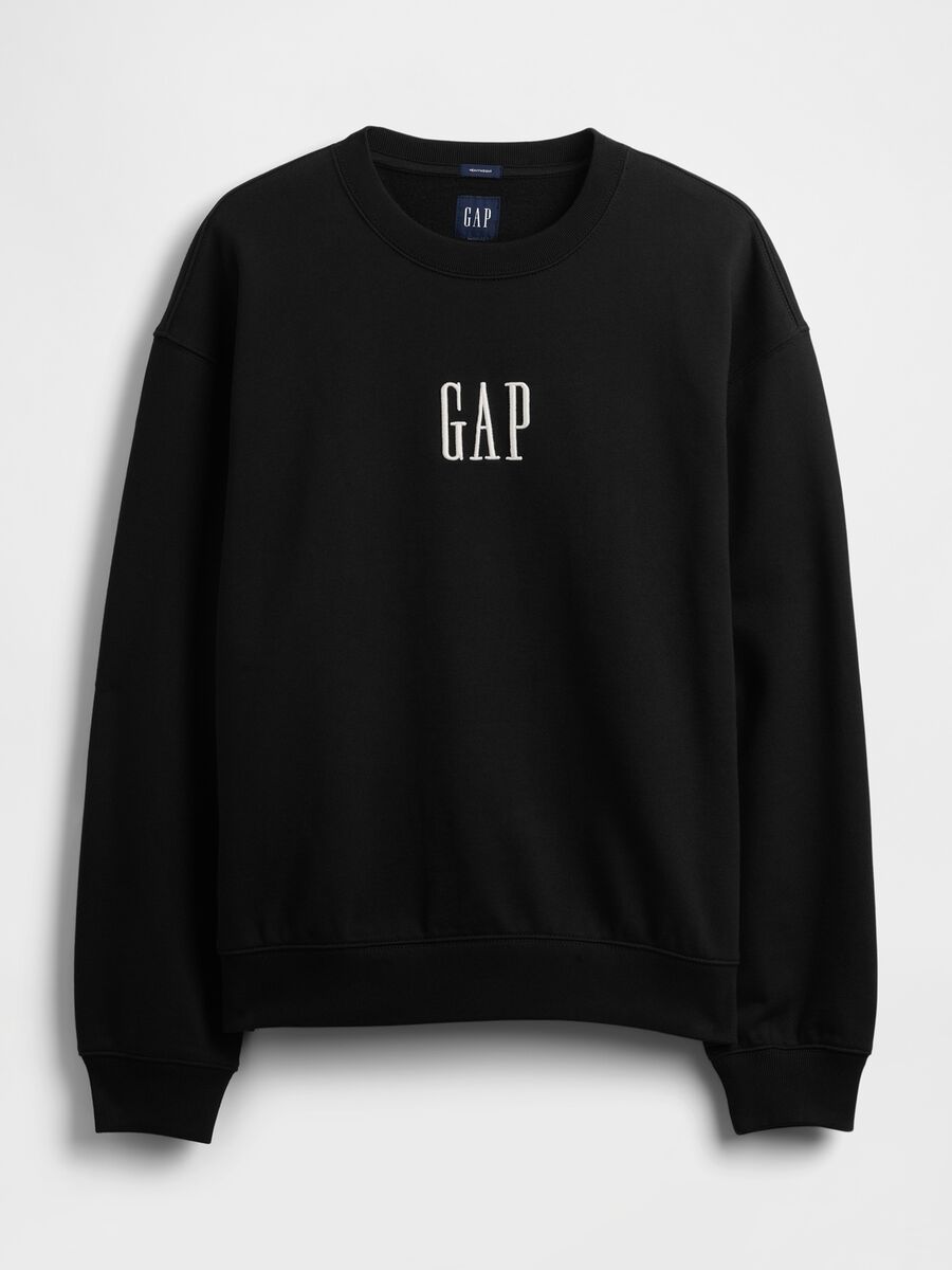 Black Crew Neck Sweatshirt_3