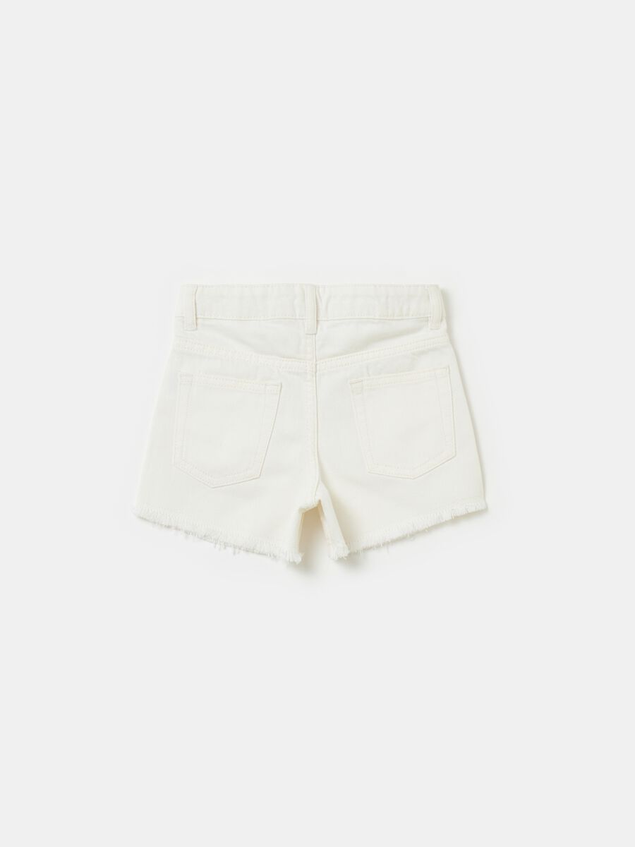Drill shorts with pockets_1