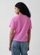 Short-sleeved linen-blend T-shirt_1