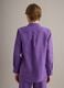 Camicia in puro lino viola regular fit_2