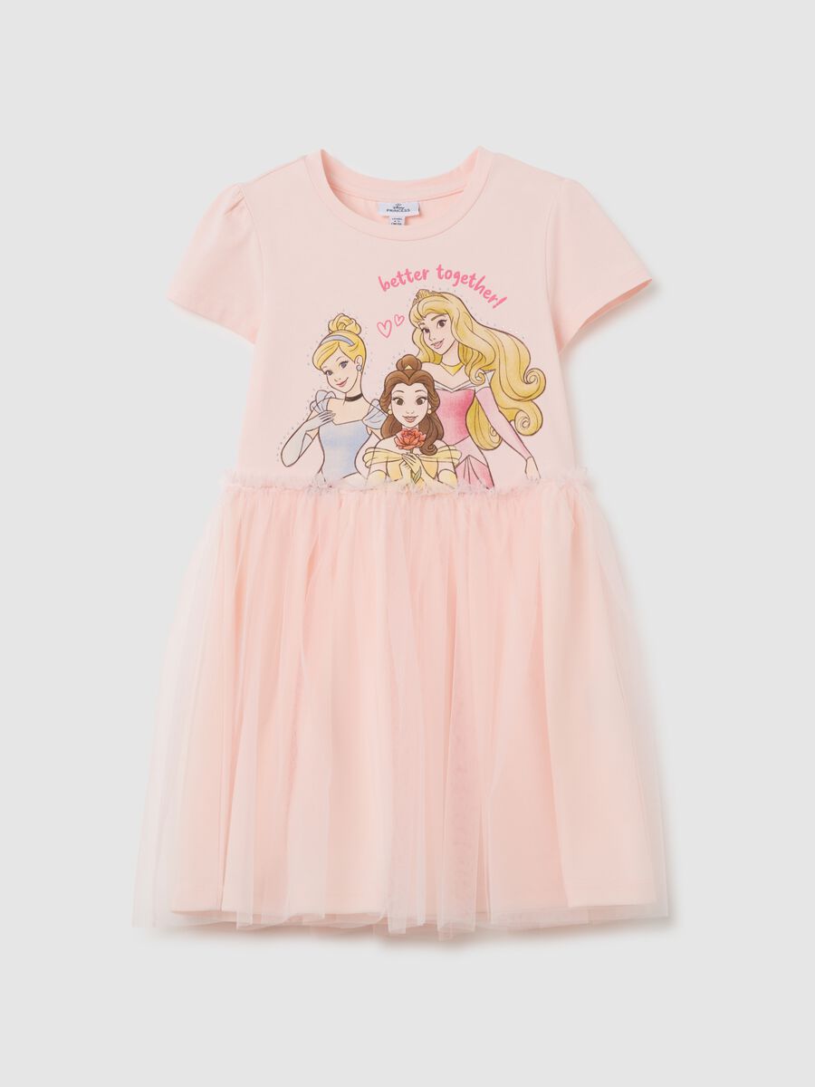 Girl's Pink Cotton Dress Regular Fit_0