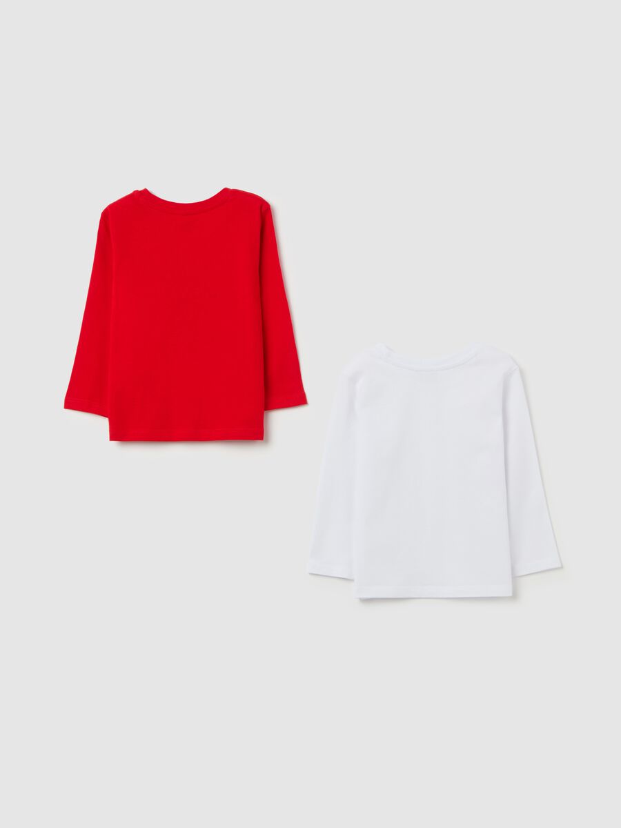Two-pack long-sleeved T-shirt in cotton_1