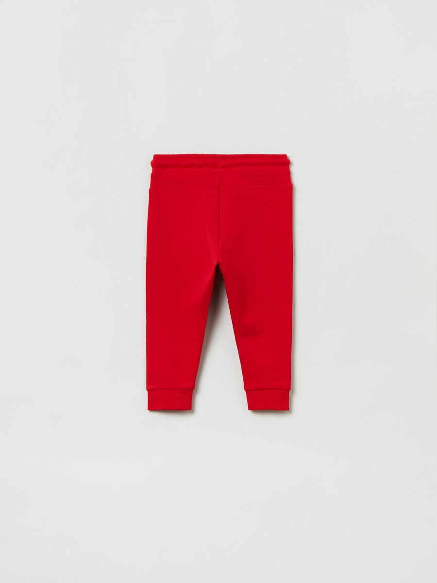 Joggers in felpa con coulisse_1