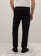 Black cotton blend trousers with regular fit_2