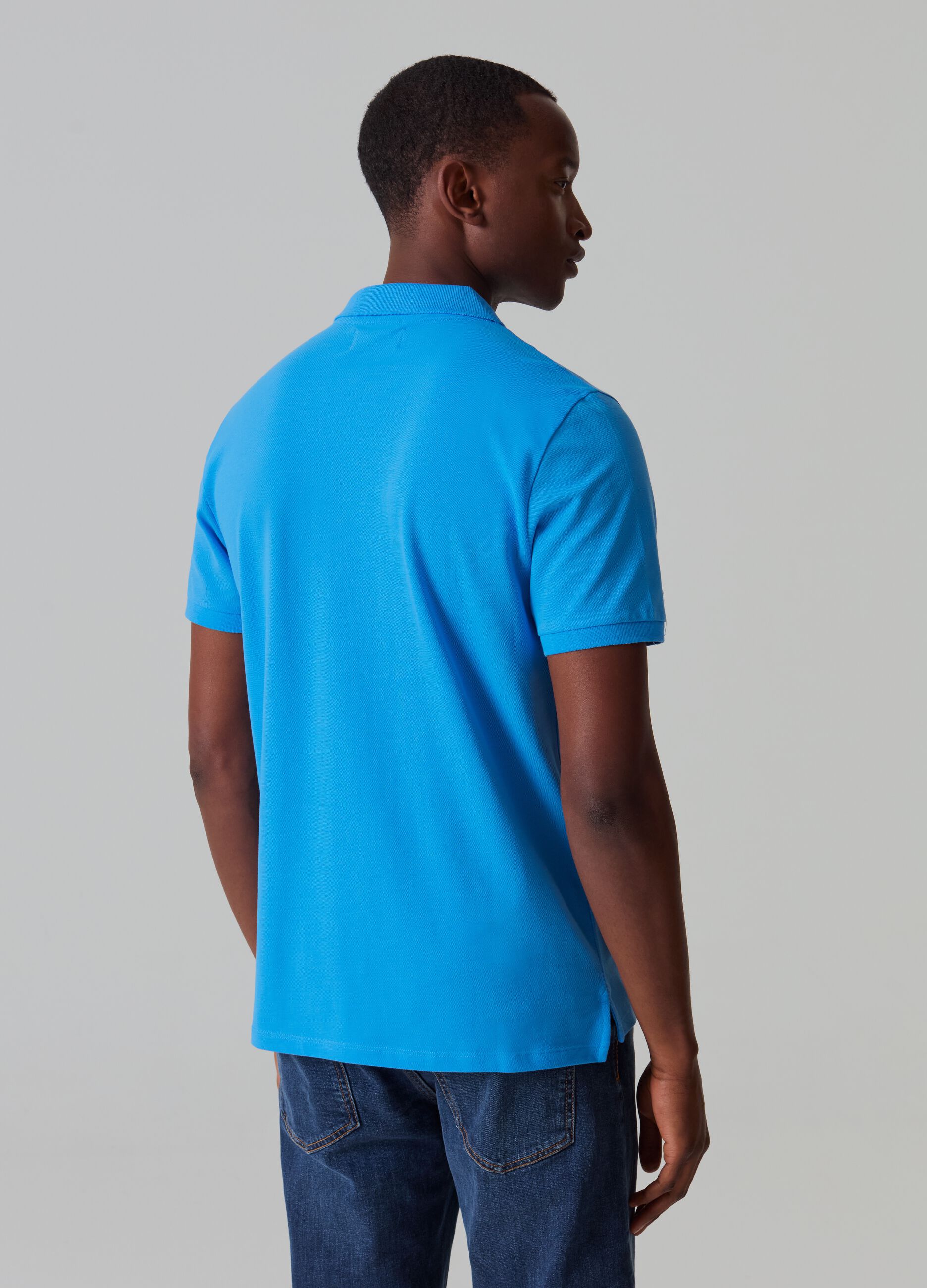 Polo in piquet di cotone Supima