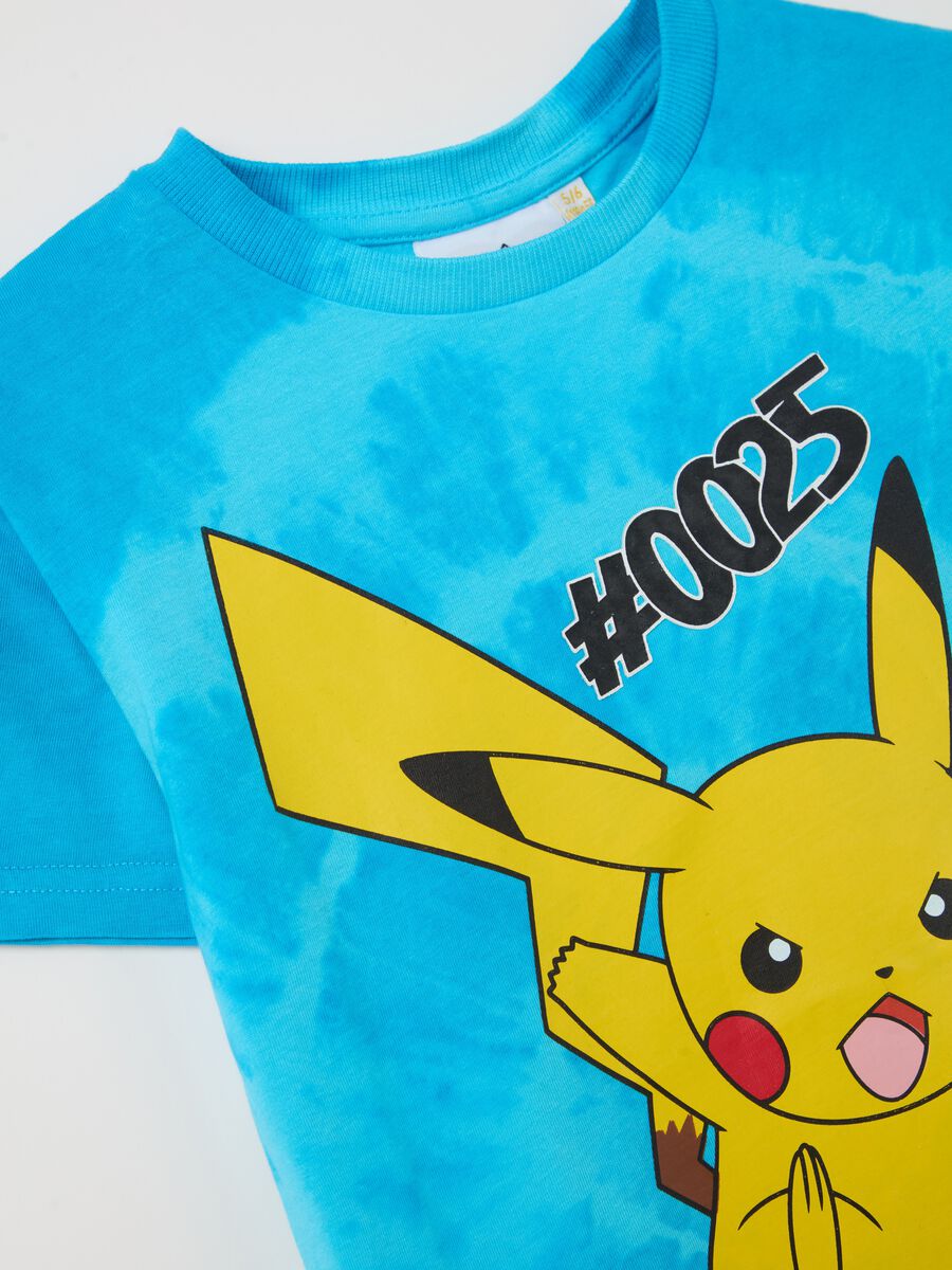 Cotton T-shirt with Pikachu print_2