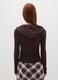 Brown Cotton Hoodie T-shirt_2
