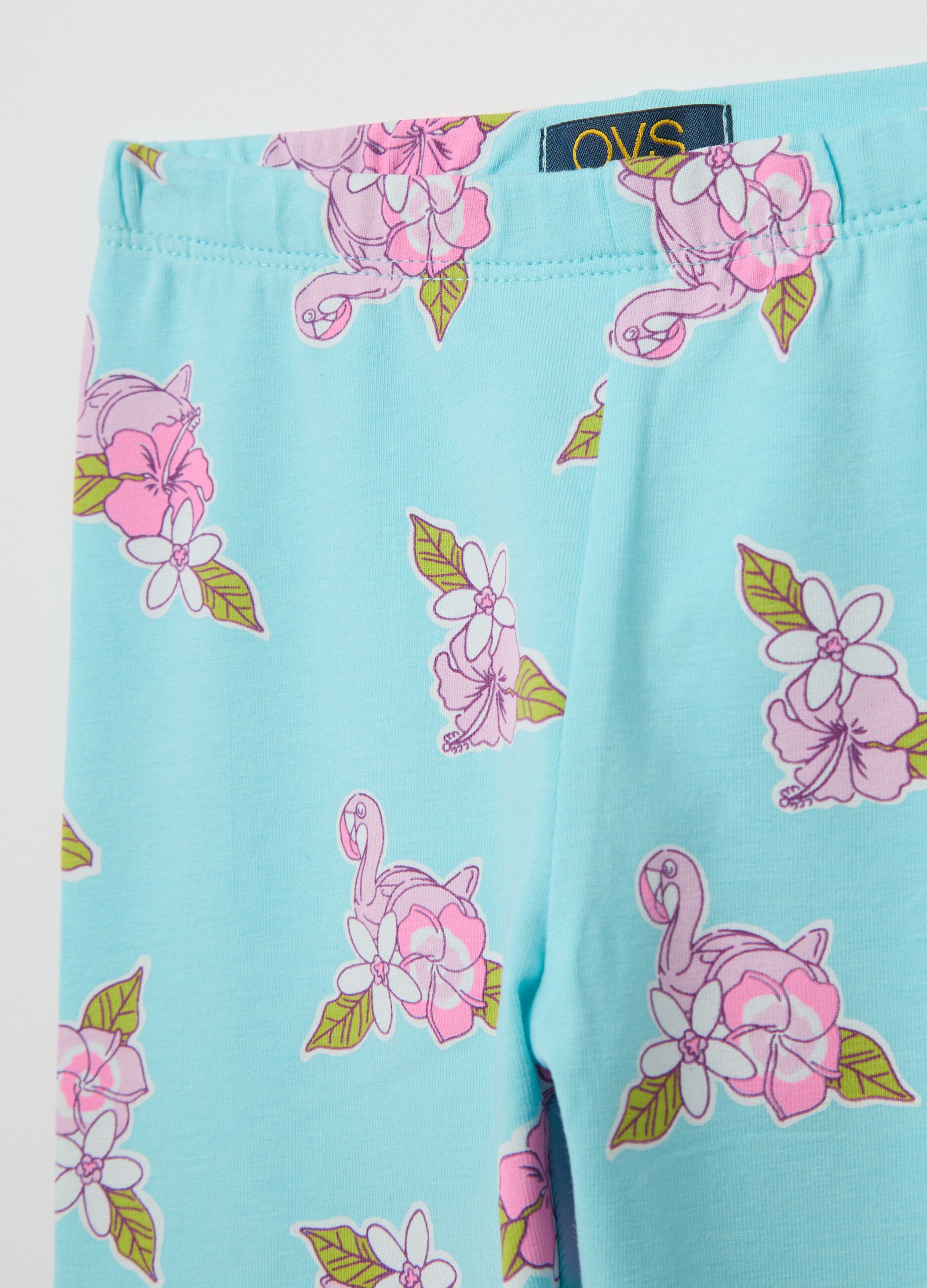 Bipack leggings in cotone elasticizzato