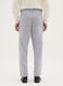 Grey cotton blend regular fit chino trousers_2