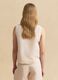 Beige linen-viscose blend top with oversized fit_3