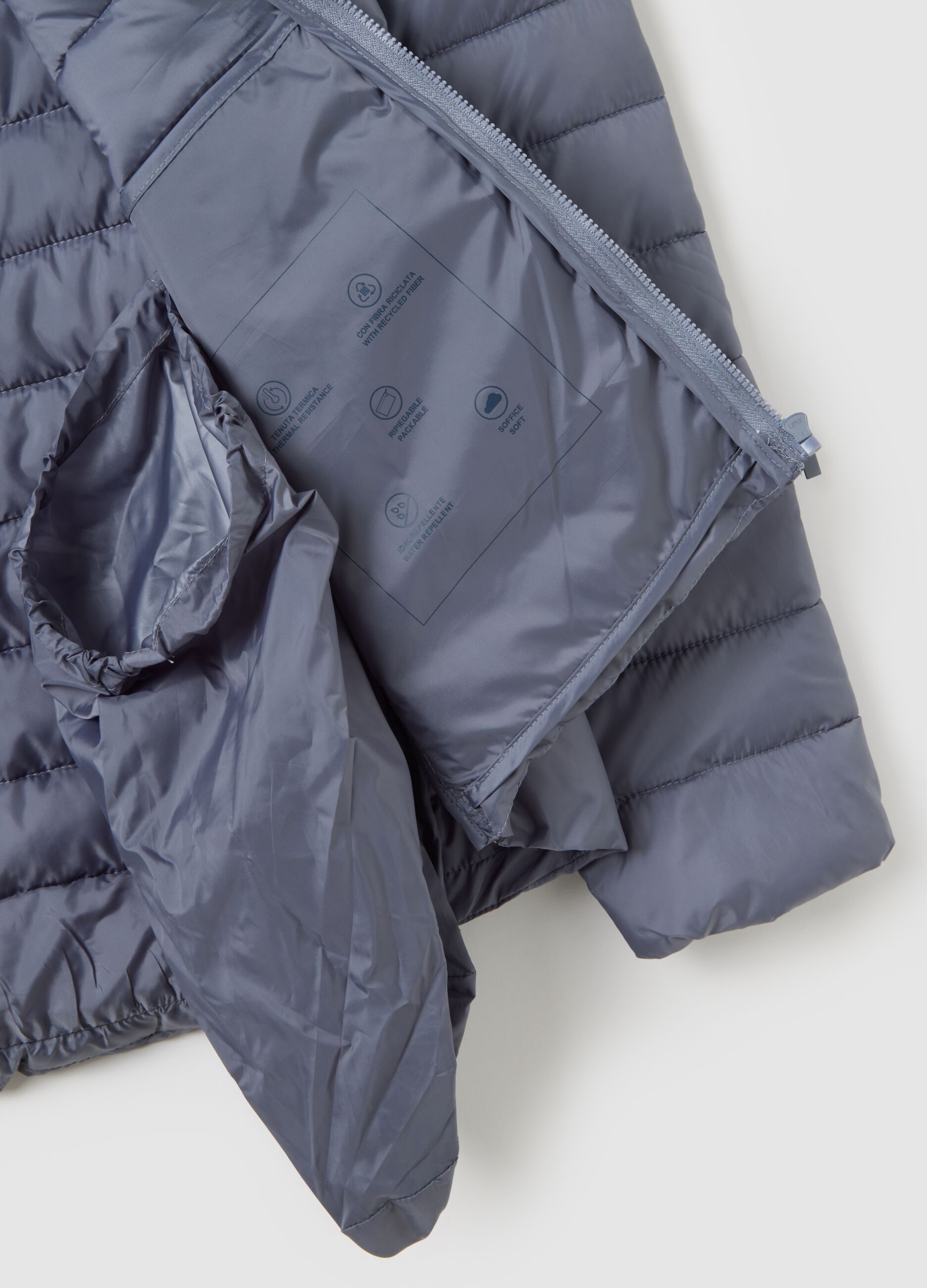 Blue Regular Fit Jacket
