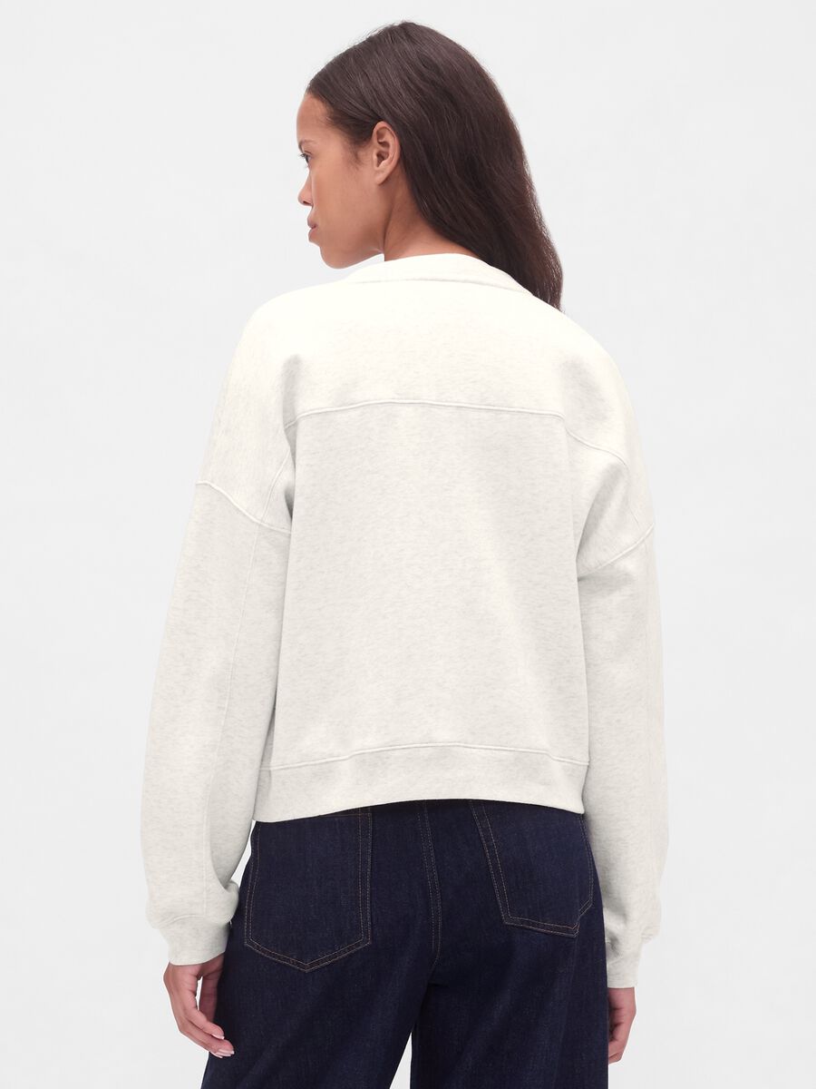 White cotton blend sweatshirt_2