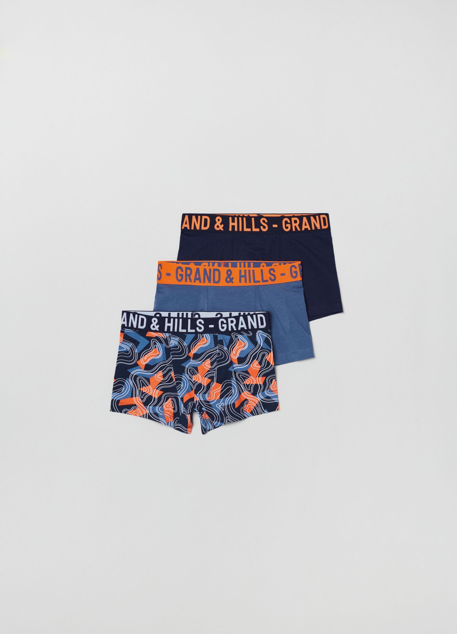 Tripack boxer con stampa