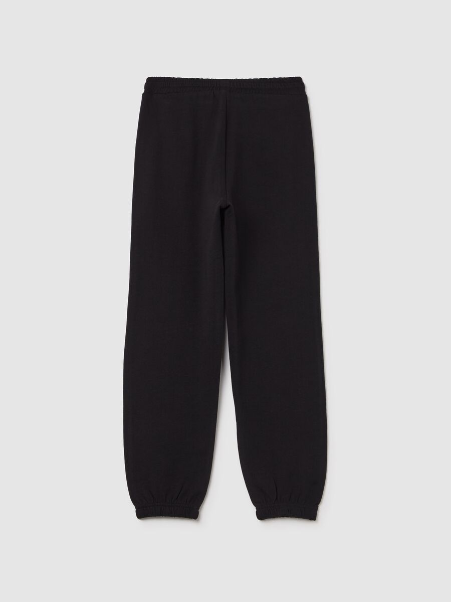 Joggers with drawstring and "Cambridge” print_4