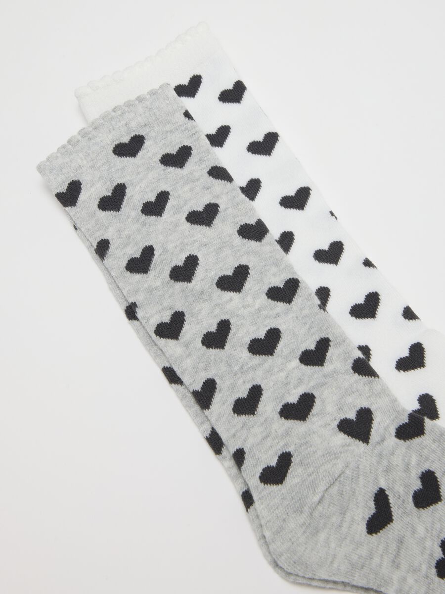 Multipack of five multicoloured long socks for girls_2