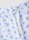 Girls&rsquo; pure cotton white shorts with floral print_3