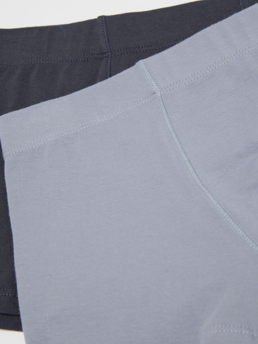 Five-pack black and grey boxer shorts in stretch cotton_3