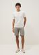 Grey pure cotton shorts_0