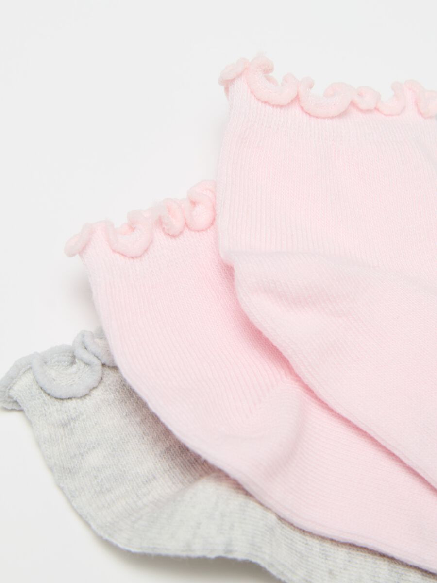 Three-pack shoe liners with scalloped trim_1