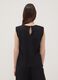 Blusa nera smanicata con texture pliss&eacute; regular fit_3