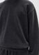 Girls' grey pure cotton sweatshirt regular fit_2