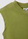Green pure cotton children's vest regular fit with pocket_3
