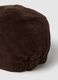 Brown pure cotton corduroy hat_2