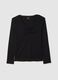 Regular Fit Black Pure Cotton Jumper_4