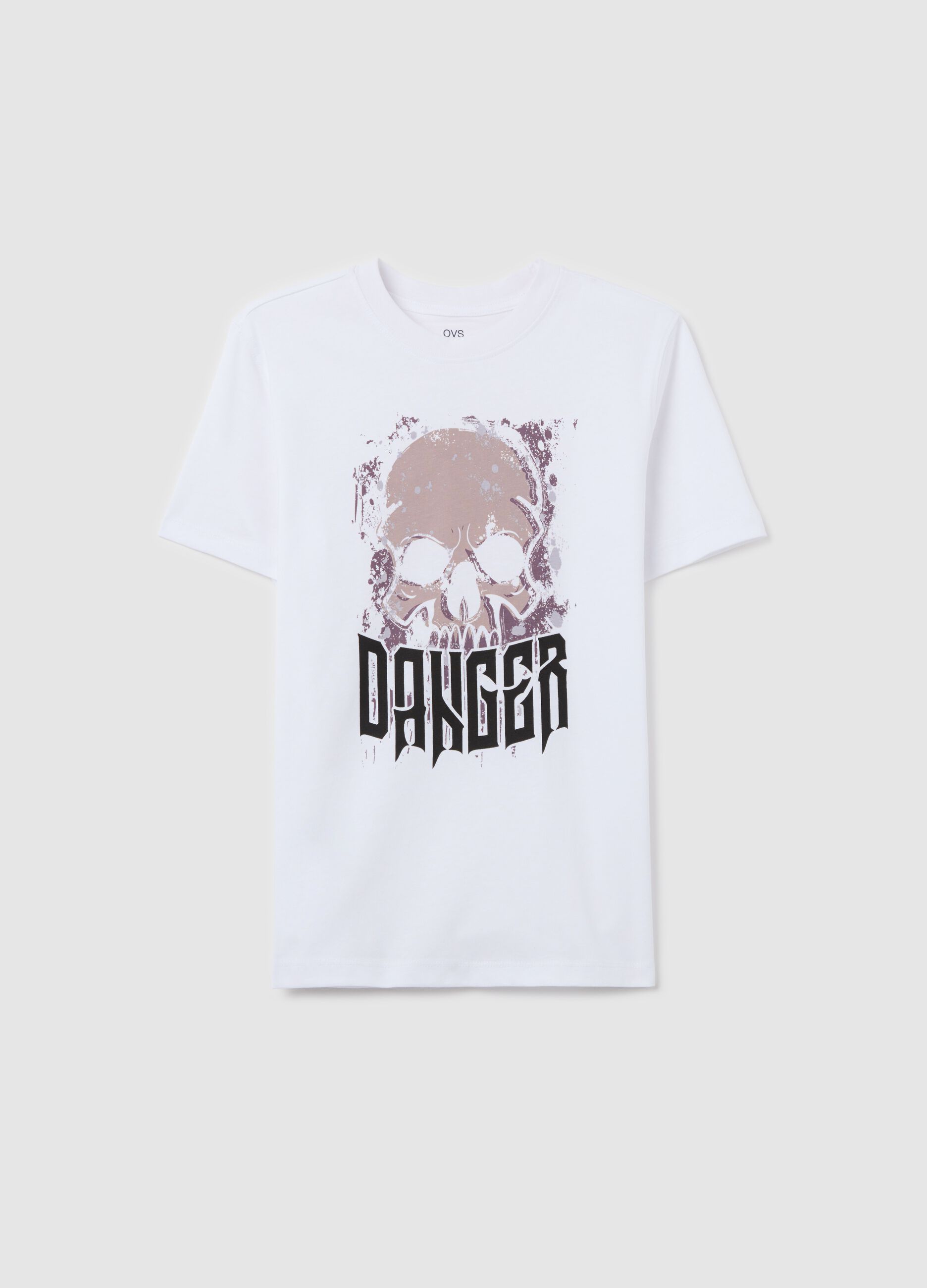 Cotton T-shirt with print