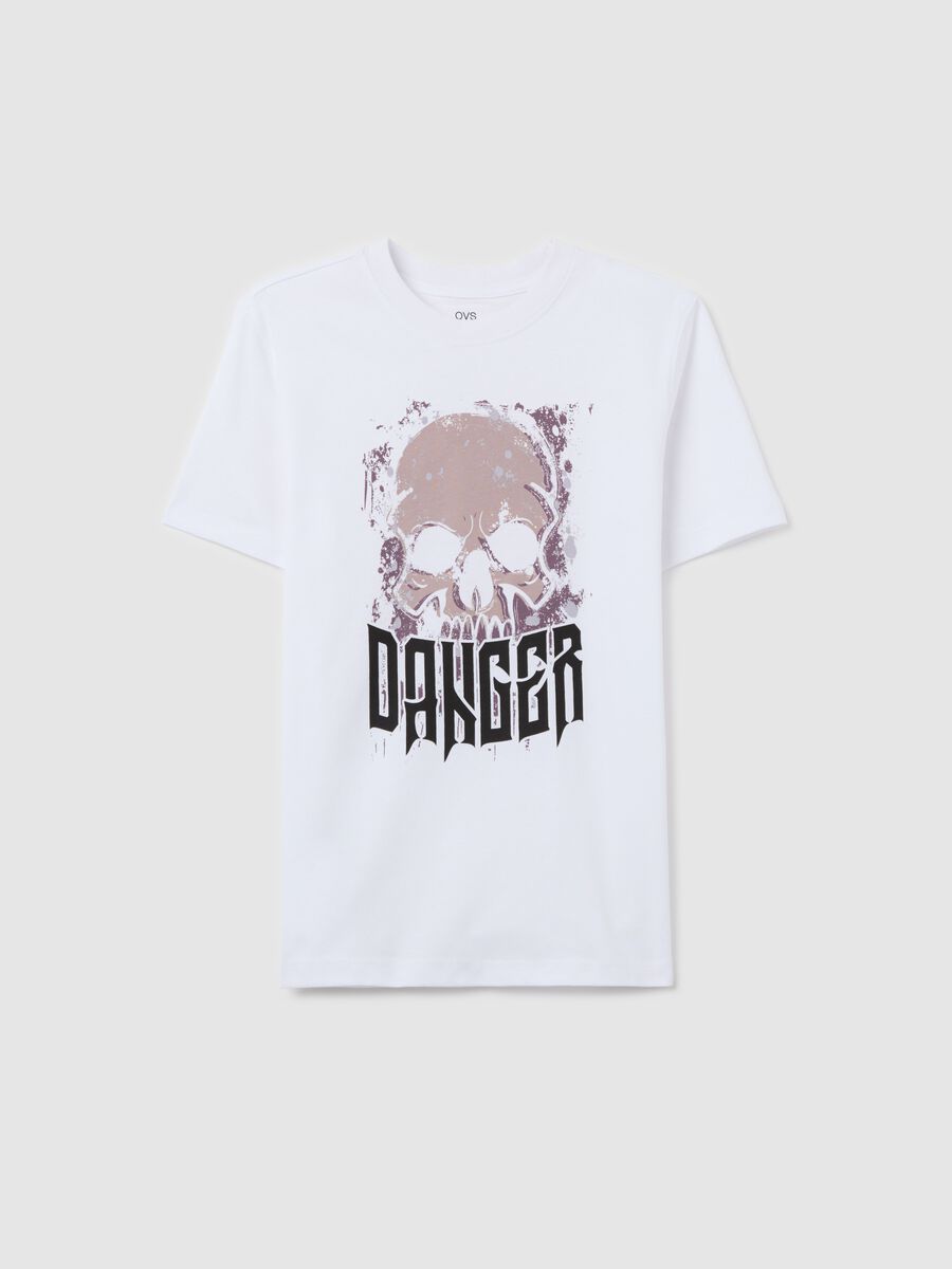Cotton T-shirt with print_3