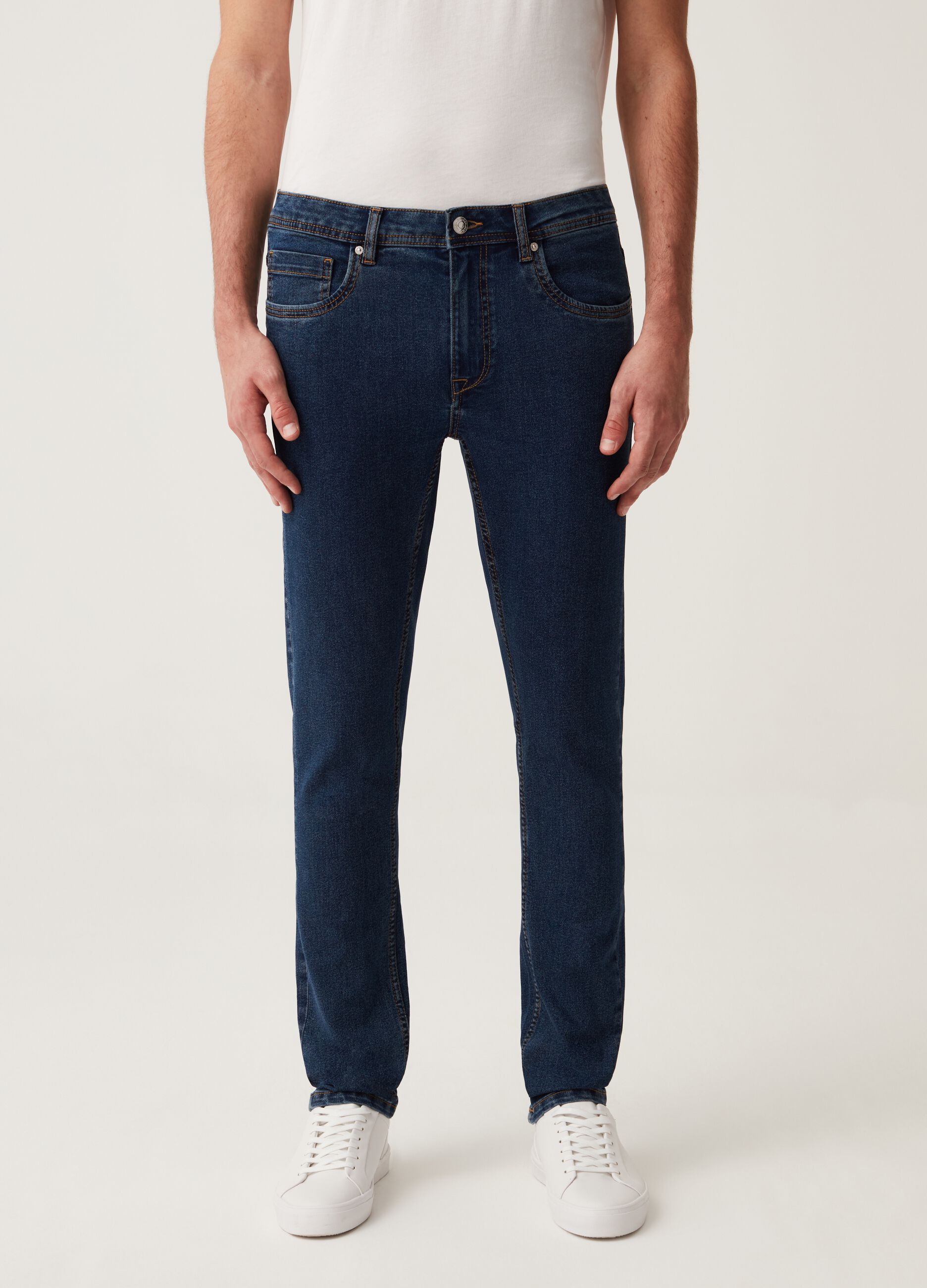 Super-skinny-fit stretch jeans