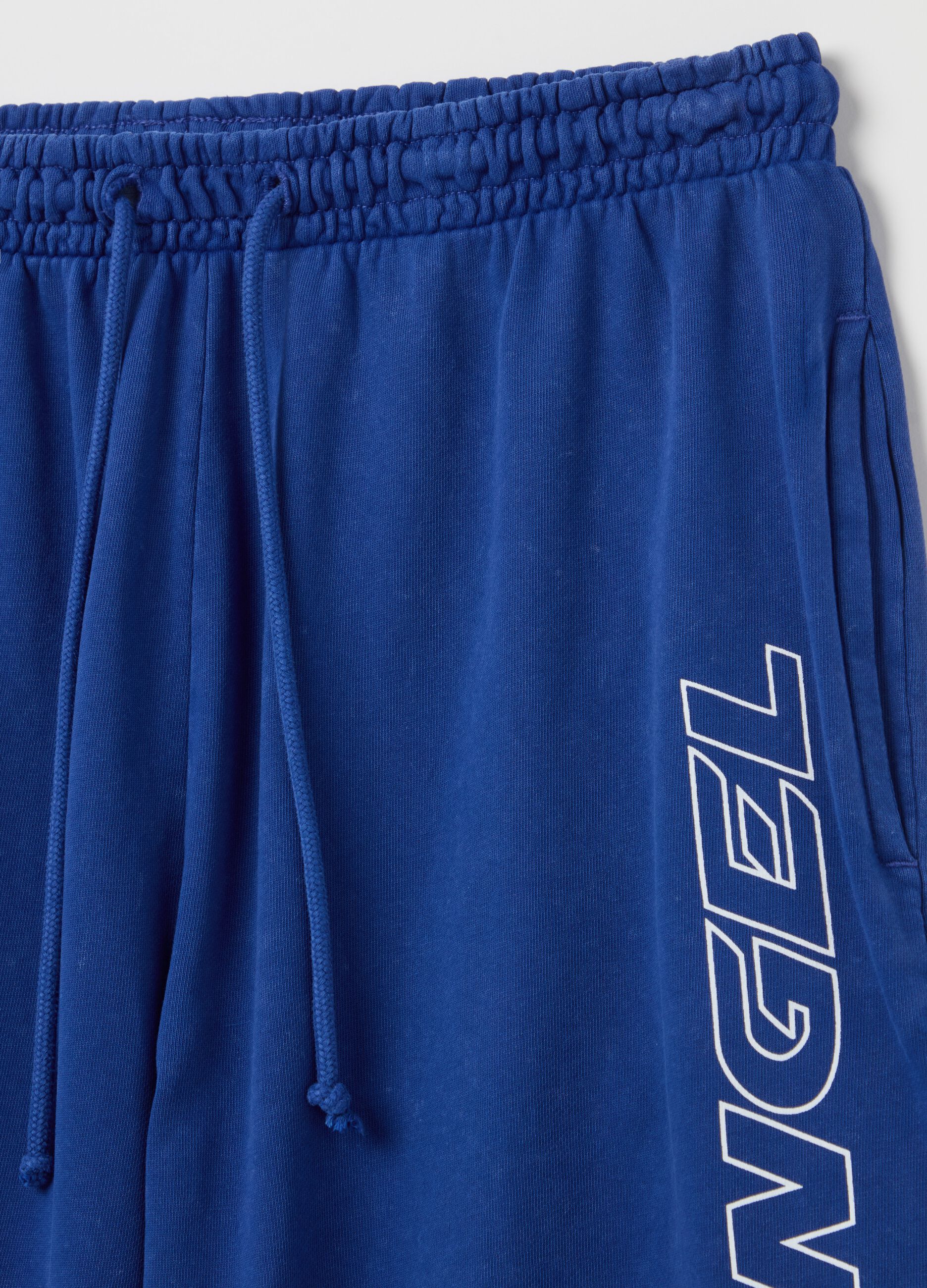 B.ANGEL X THE SEA BEYOND Bermuda joggers in fleece with print