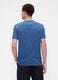 Blue Short Sleeve Cotton T-shirt_1