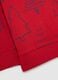 Children's Red Christmas Sweatshirt in Pure Cotton Regular Fit with Print_3