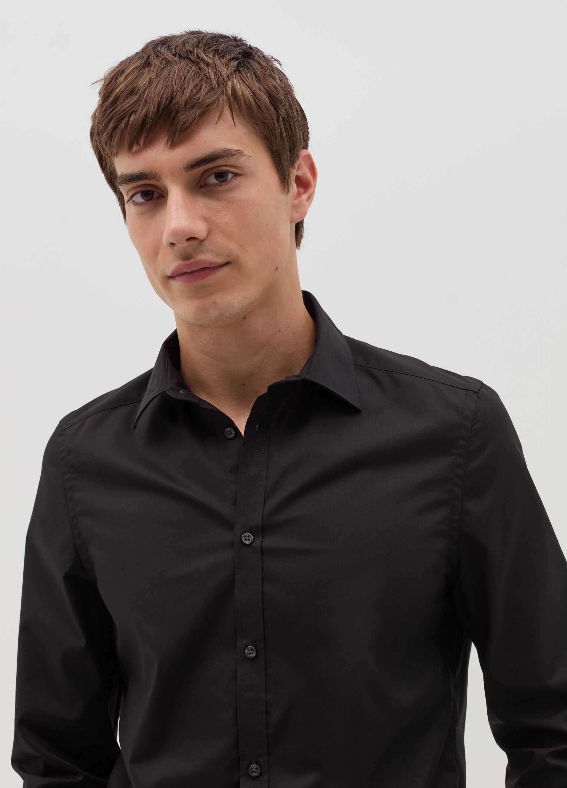 Camicie Uomo Nero OVS