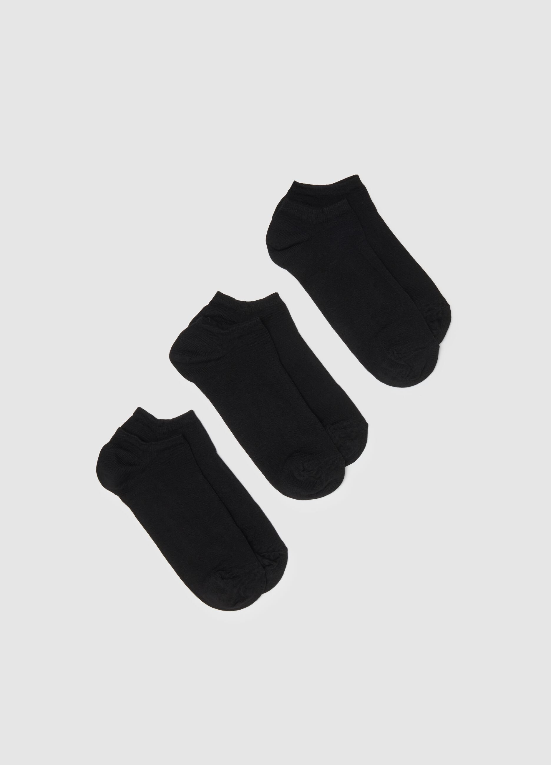 Tripack black socks