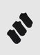 Tripack black socks_0