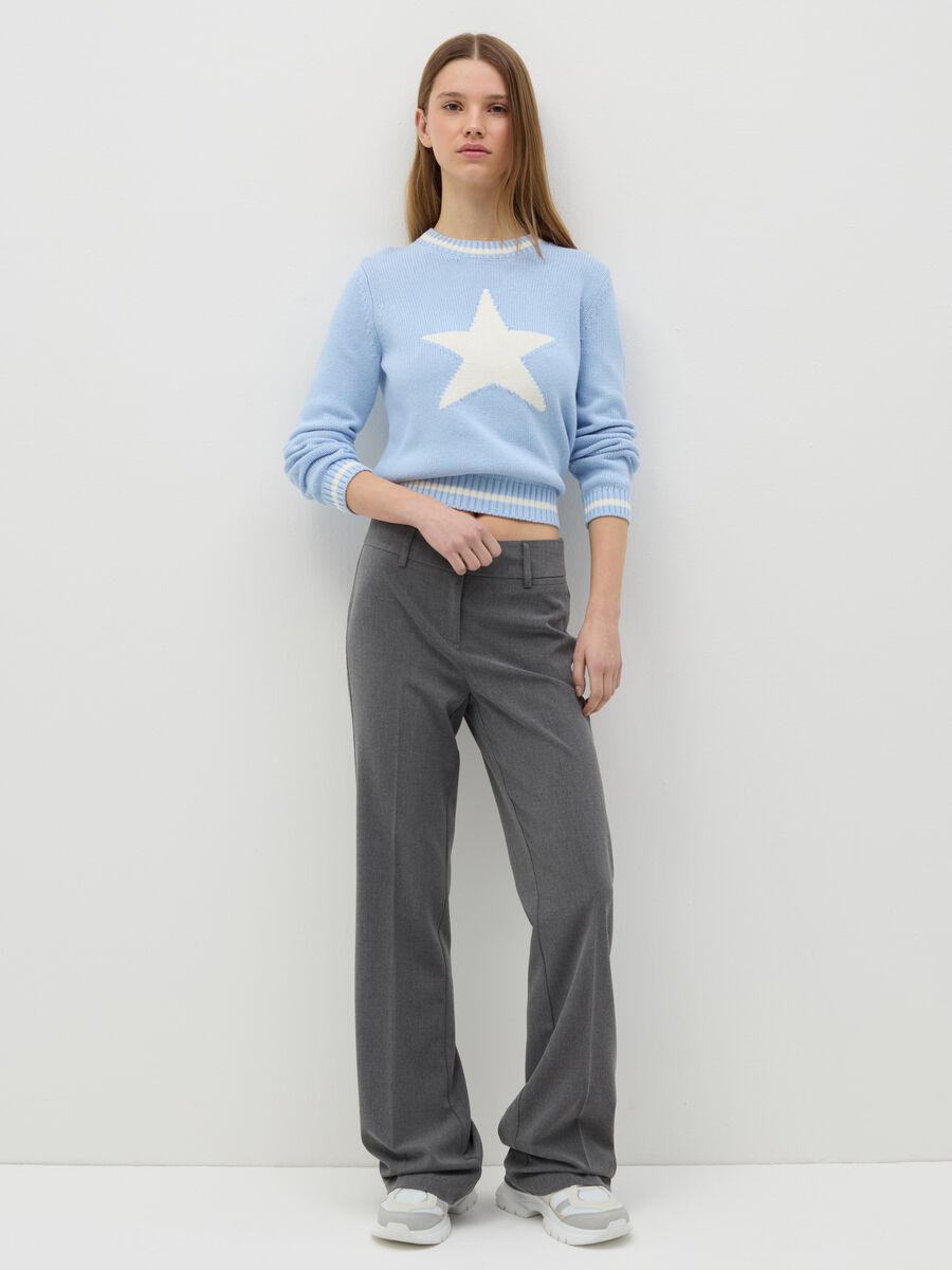 Jacquard pullover with star_1